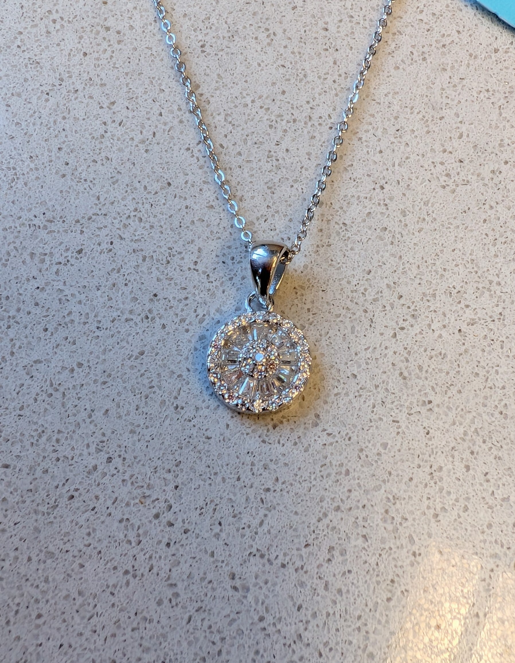 Sterling silver moissanite