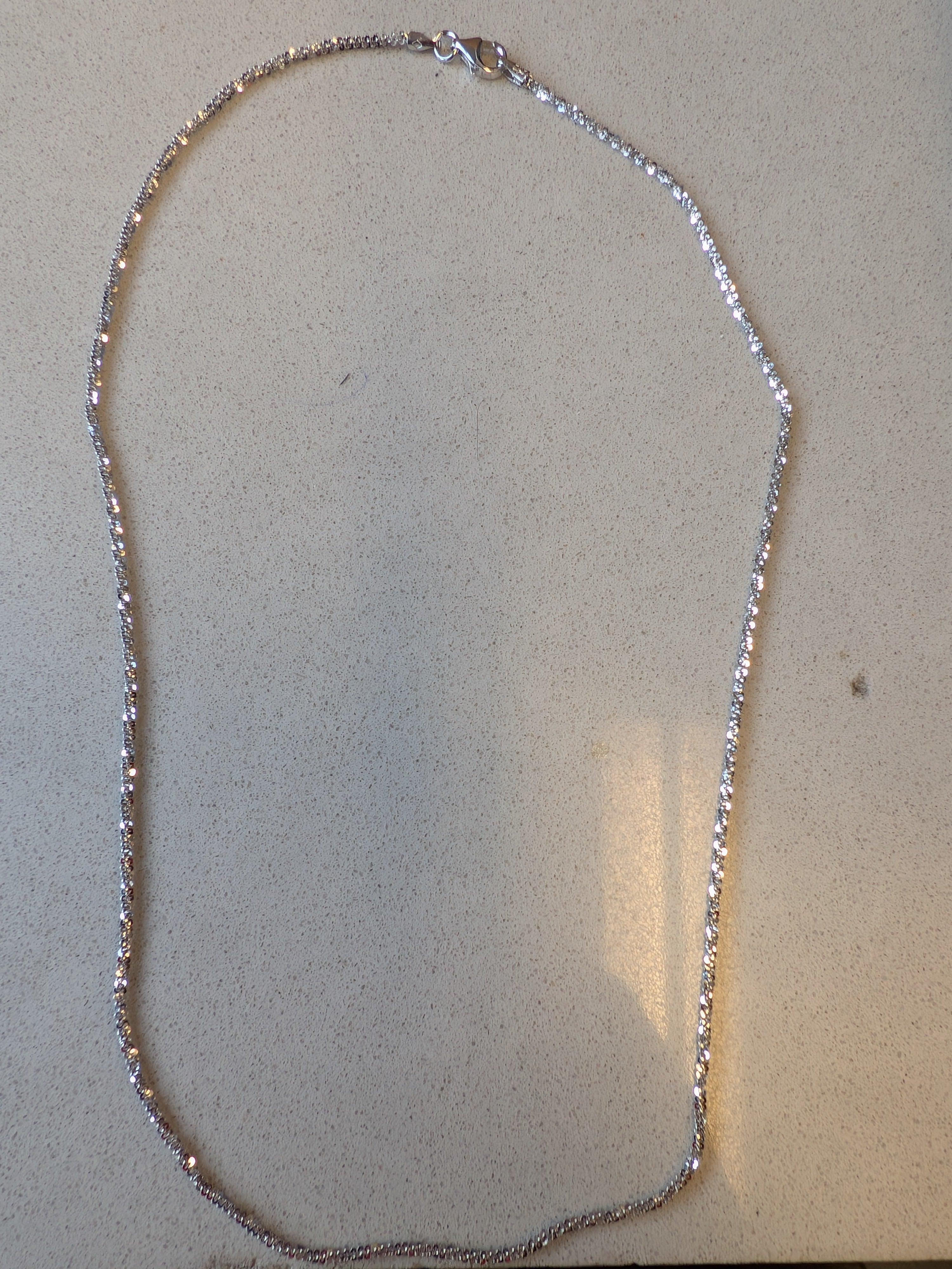 Italy 925 sterling silver margarita chain