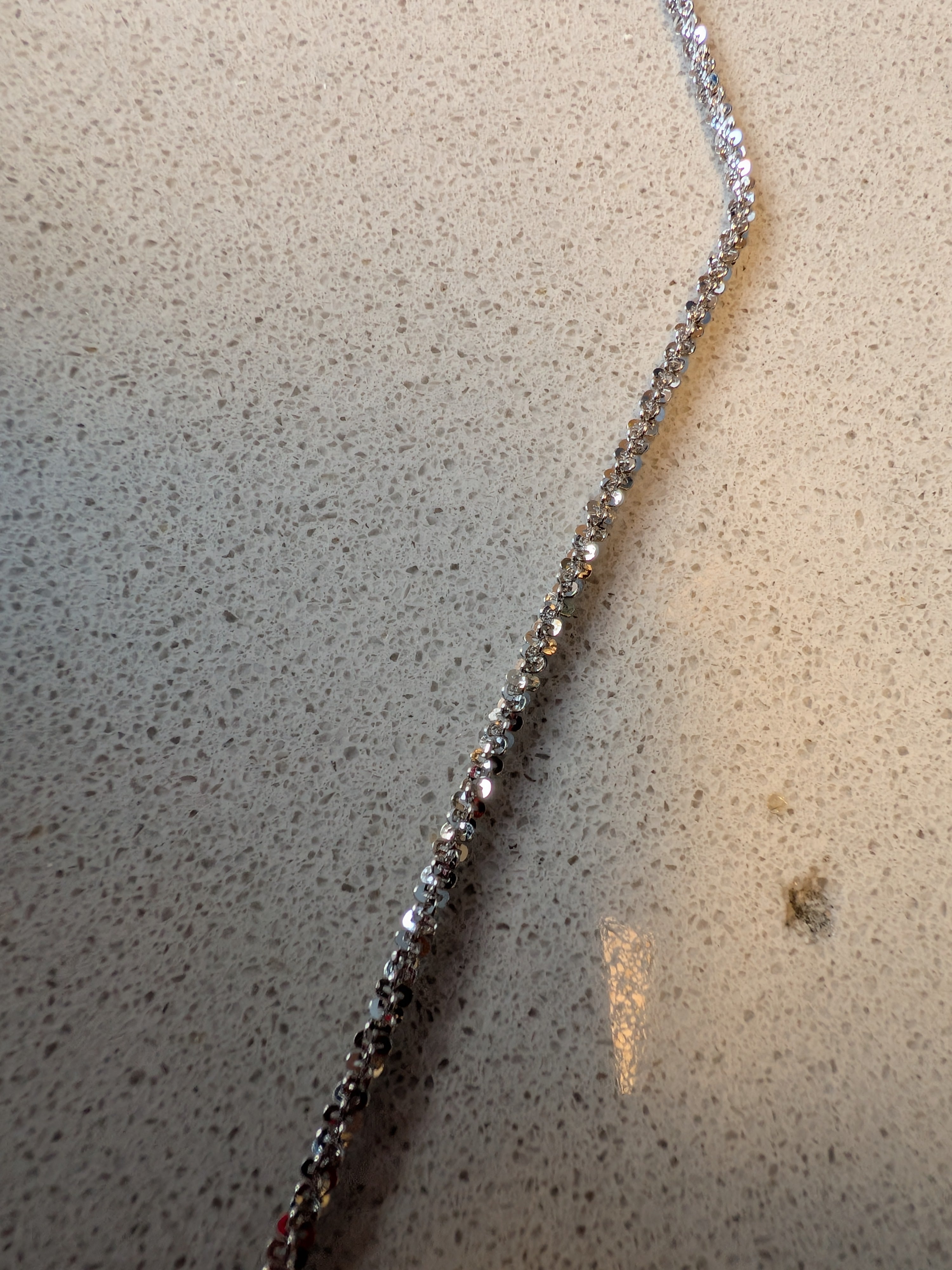 Italy 925 sterling silver margarita chain